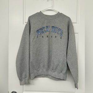 Grey Nelk Boys Crewneck